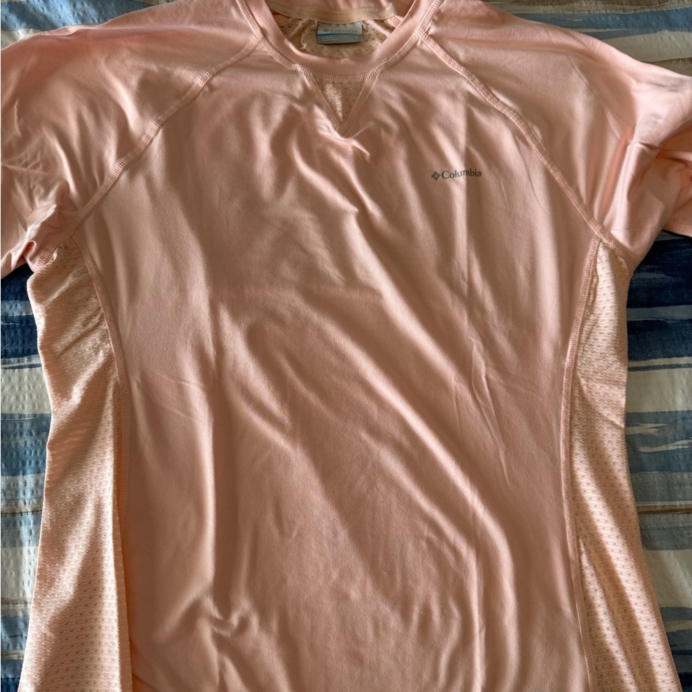 Columbia Light Pink Performance Tee
